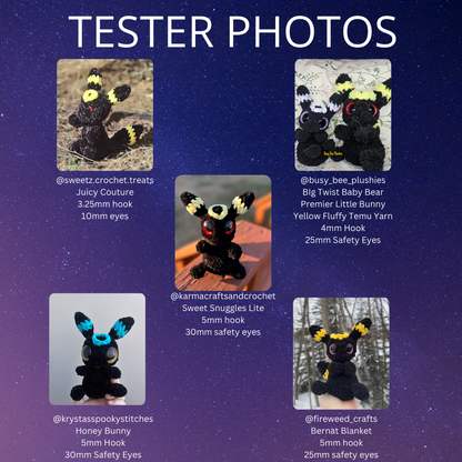 Moonlight the Dark Fox (PDF Pattern)