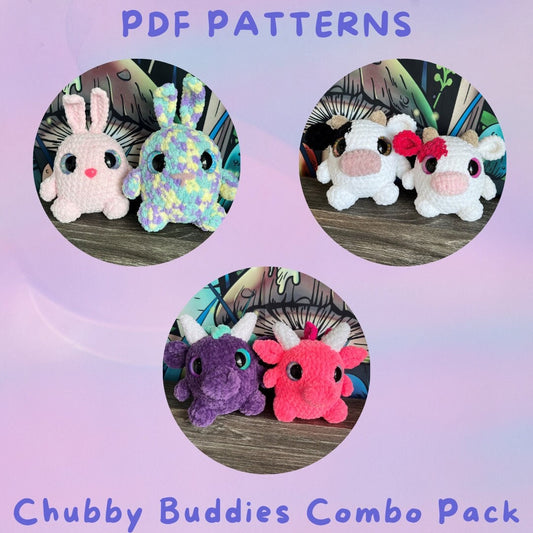 Chubby Buddies Combo Pack (PDF Pattern Bundle)