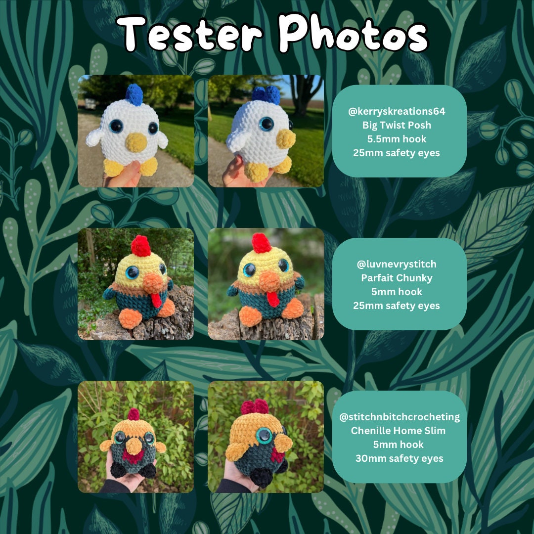 Chubby Buddies Bird Pack (PDF Pattern Bundle)