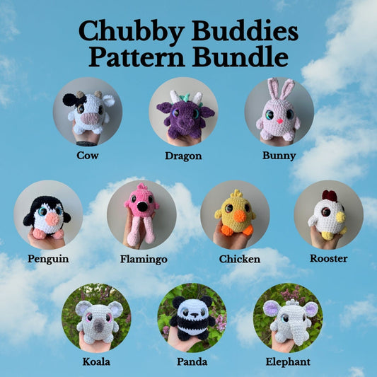 Chubby Buddies Pattern Bundle (PDF Pattern)