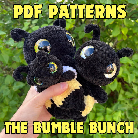 The Bumble Bunch Snugglers 3-in-1 (PDF Pattern Bundle)